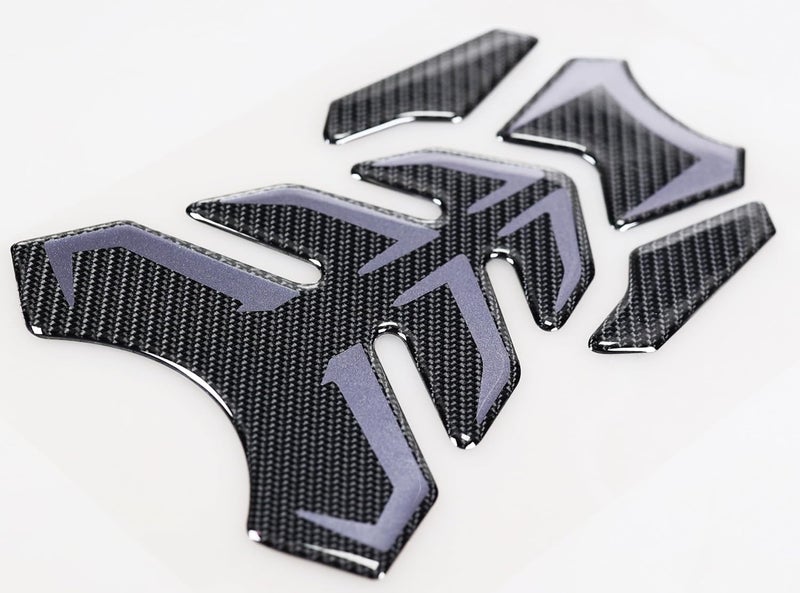 REVSOSTAR 5D Real Carbon Fiber, Motorcycle Decal Vinyl Tank Protector, Tank Pad for NJ 650 ZX636 ZX600 ZX-10R ZX14 ZX1400 ZX14R ABS 1000 ZX100(Grey) - Image 3